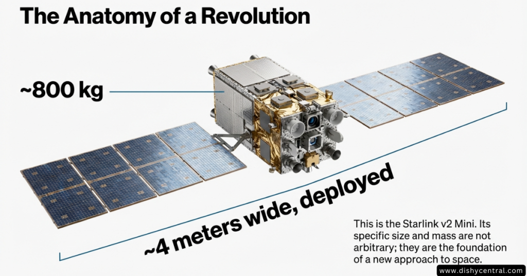 Starlink Satellite Size Anatomy Starlink Satellite Size Anatomy