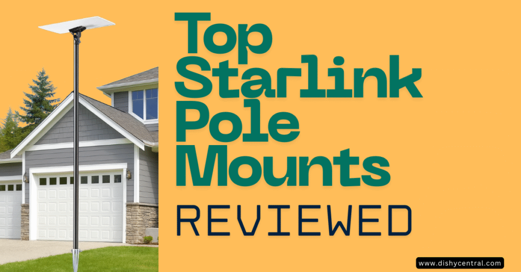 Starlink pole mount