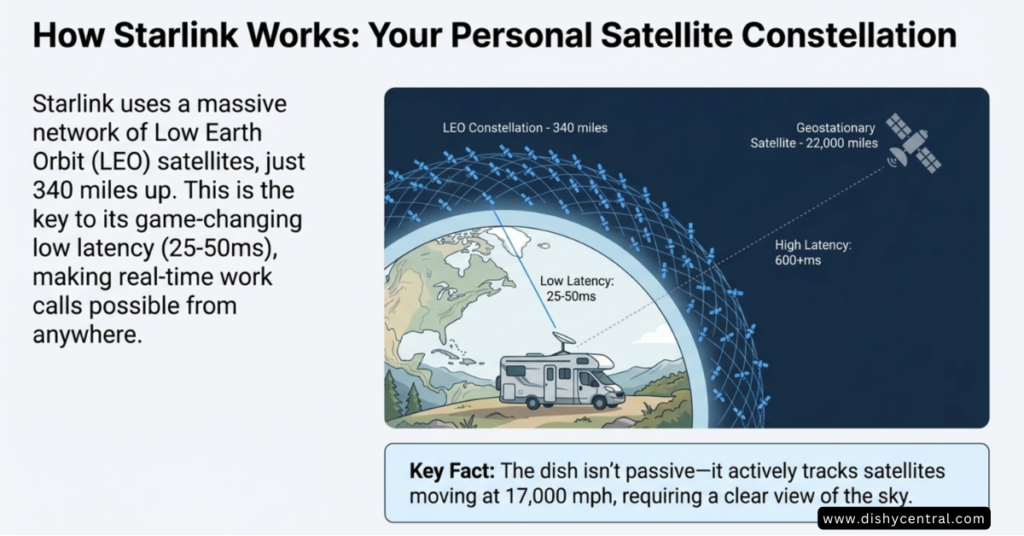 Starlink vs weBoost - How starlink works