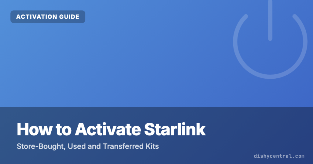 How to activate Starlink