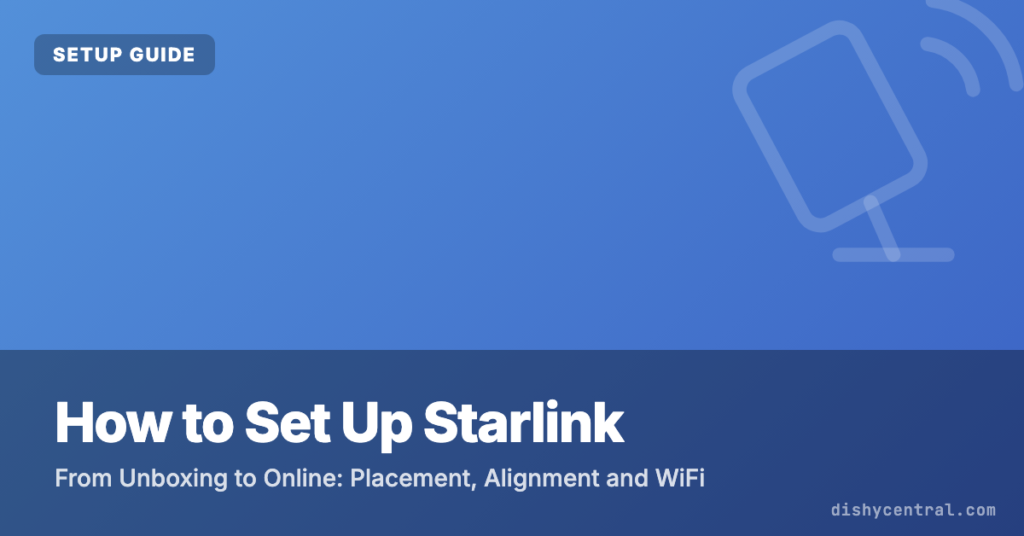 How to set up Starlink