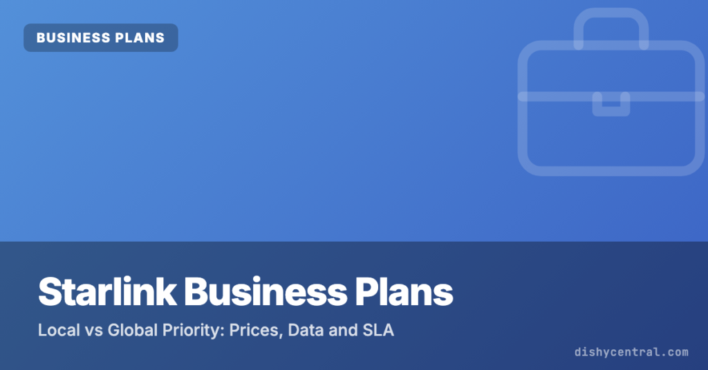Starlink Business plans